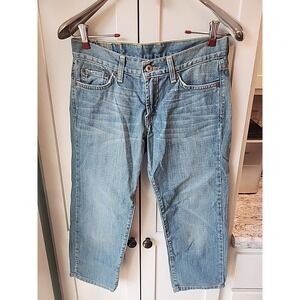 Lucky Brand Crop Jeans Women's Size‎ 2/26 Sugar Crop Light Wash